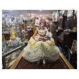 Vintage Dresden Porcelain Figurine of a Victorian