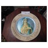 Religious plate of Jesus