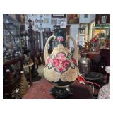 Vintage Japanese Satsuma Moriage "Green Maple