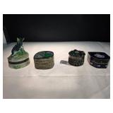 Four Decorative Trinket Boxes