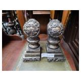 Vintage French Country Style Finials (book ends)