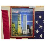 Framed 9/11 Twin Towers Image - 13x11 in