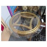 Renaissance Revival style glass table