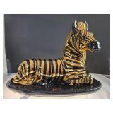 LUYI International Zebra Figurine - 24K Gold