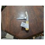 Barlow Pocket Knife w/ Yellow Handle