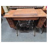 Vintage Singer Sewing Machine housed in sewing