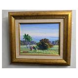 Yason Framed Landscape Painting - Rural Scene