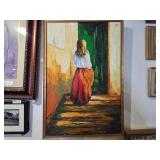 Framed Woman in Doorway