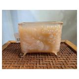 Boyd Art Rose Glass Business Card holder