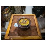 Vintage Wooden Tobacco/Snuff Box