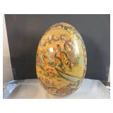 Painted Ceramic Egg