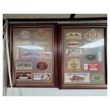 Framed Cigar Label Art Collection - Vintage Style