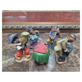 African American Jazz Band Figurine Set