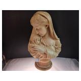 Mariani Italy Bust Sculpture - Mother & Child