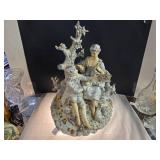 Meissen Porcelain Figurine Group w/ Floral