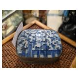 Vintage Blue & White Chinoiserie Shard Tin