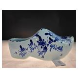 Dutch Hand Painted Delft Blauw Ceramic Shoe