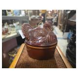 World Market Turkey Gravy Bowl/butter Lidded