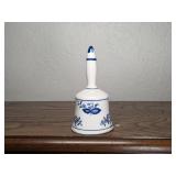 Japanese Blue and White Ceramic Table Bell Blue On