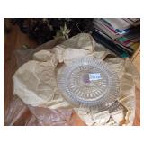 Fostoria Heritage Pattern 24% Lead Crystal Plate
