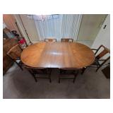 MCM Walnut Dining Suite Thomasville
