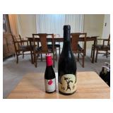 Two Bottles of French Red Wine