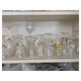 Cut Crystal and Glass Stemware