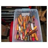 Hand Tools Including Fuller and Wood-Handled Chise