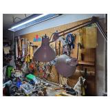 White Painted Metal Wall-Mounted Swing-Arm Lamps