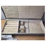 Wittnauer Revue Wristwatch and Enamel Pin