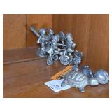 Cast Pewter Miniature Figurines