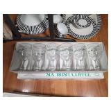 Luminarc Bord Or Gold Rimmed Irish Coffee Glasses