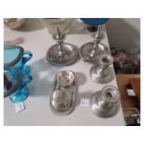 Colonial Revival Style Pewter Tableware