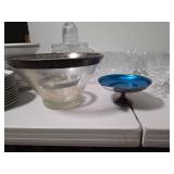 MCM Serving Pieces Including Indiana Glass