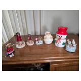Seven  Holiday Figurines