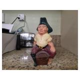 Mid-Century Ceramic Pirate Character Jug