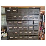 Equipto 36-Drawer Industrial Steel Parts Cabinet