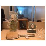 Cut Glass, a Linden Desk Clock, and a Still Life