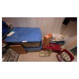 Art and Craft Supplies, and Plastic Storage Bins