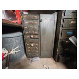 MCM Industrial Steel Ten Drawer Storage Cabinet