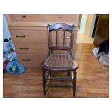 Antique Early American Empire Style Cane Chair