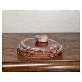 Polished Agate Coasters and a Stone Specimen