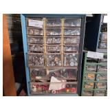 Metal Hardware Organizer Cabinet Full