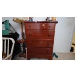 American MCM Solid Cherry Four-Drawer Chest