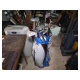 Golf Clubs and Miller Brand Golf Bag