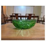 Anchor Hocking Green Starburst Pattern Bowl