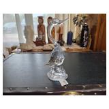 StylizedWaterfowl Figurine in Style of Steuben