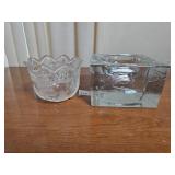 Contemporary Glass Candle Holders