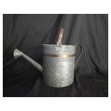 Galvanized Steel Watering Can - Metal Handle