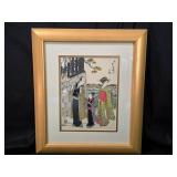 Yoshiiku Original Woodblock Print - Edo 1866